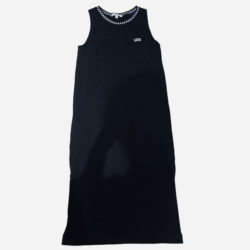 Vans Maxi dress Women's Size Small with white checkered neckline, size S